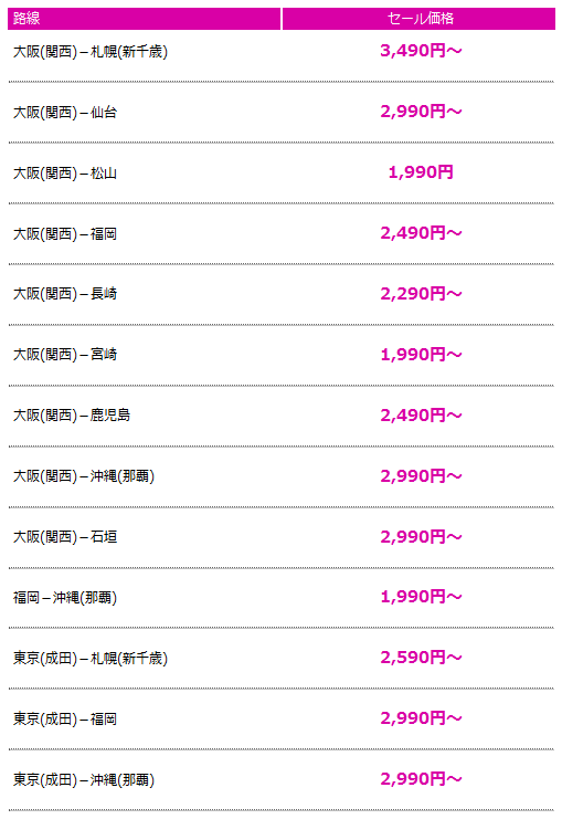 国内線_限定24時間SALE_ピーチ･アビエーション